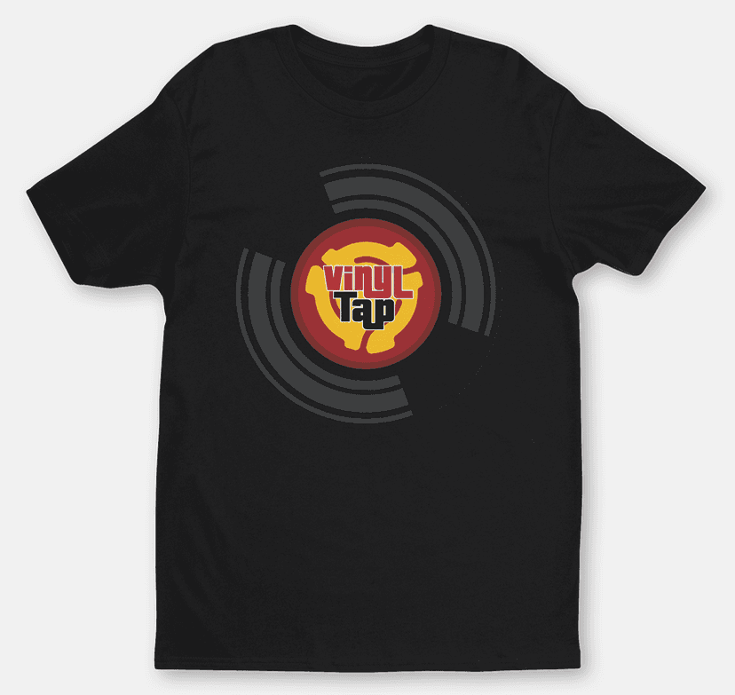 Vinyl Tap Drumhead T-shirt